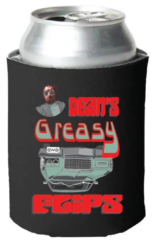 "Dean's Greasy Flips" Can Cozy!
